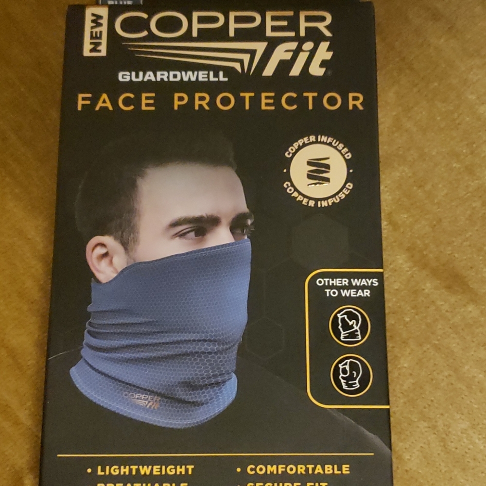 Light weight Copper fit face protector